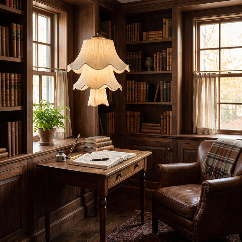Odette Pleated Pendant Lamp – detail 8