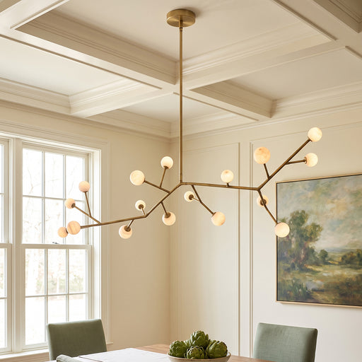 Old Branch Alabaster Chandelier – detail 2