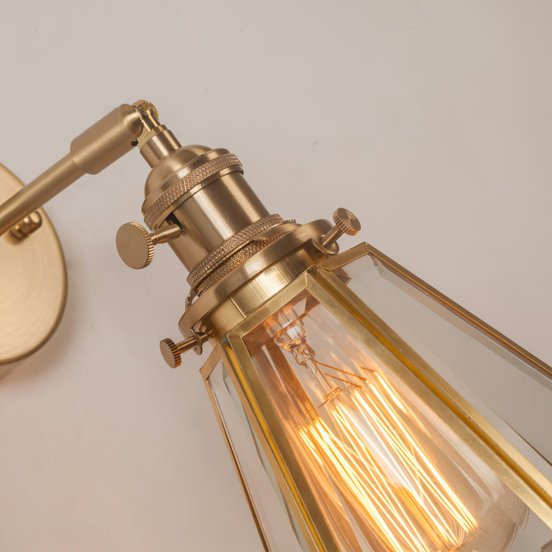 Oliver Framed Glass Sconce