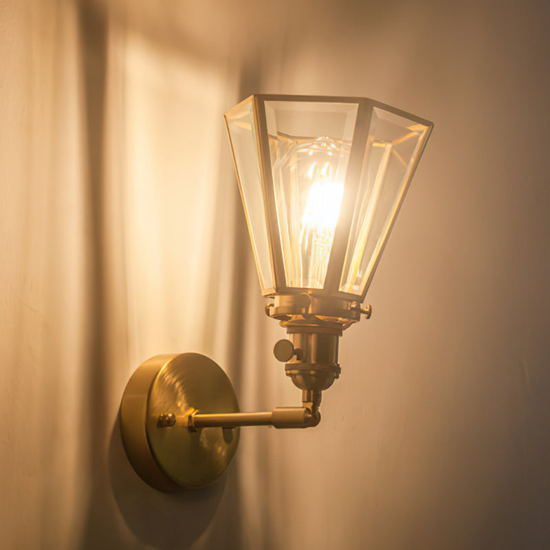 Oliver Framed Glass Sconce