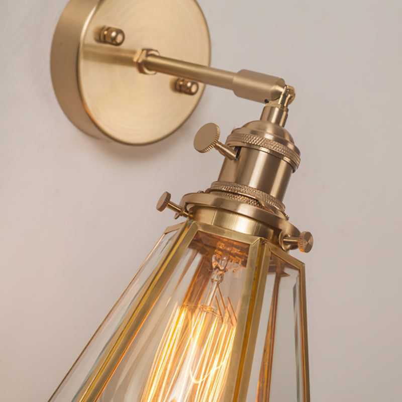 Oliver Framed Glass Sconce
