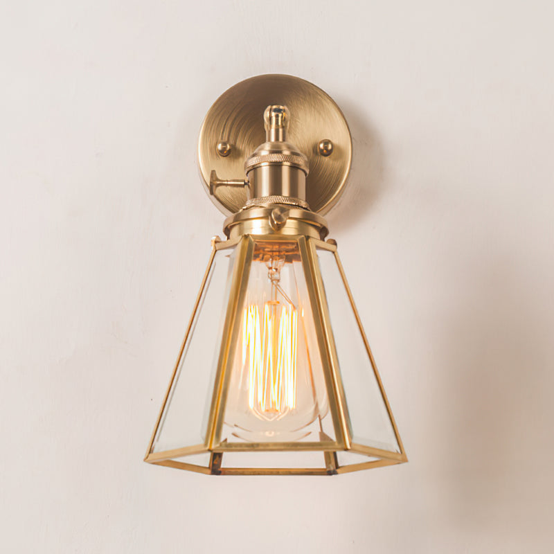 Oliver Framed Glass Sconce