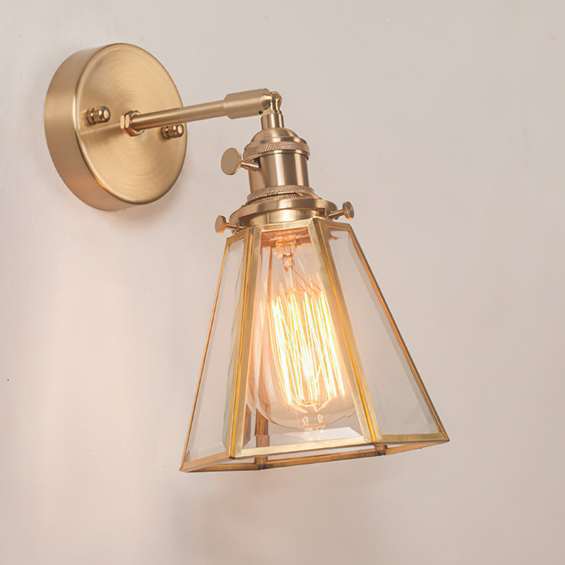 Oliver Framed Glass Sconce