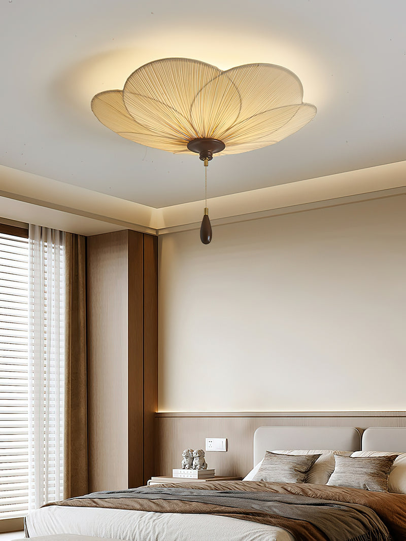 Orlaya Pleated Lotus Ceiling Light
