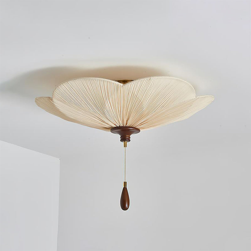 Orlaya Pleated Lotus Ceiling Light