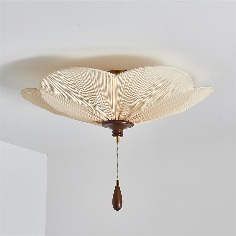 Orlaya Pleated Lotus Ceiling Light
