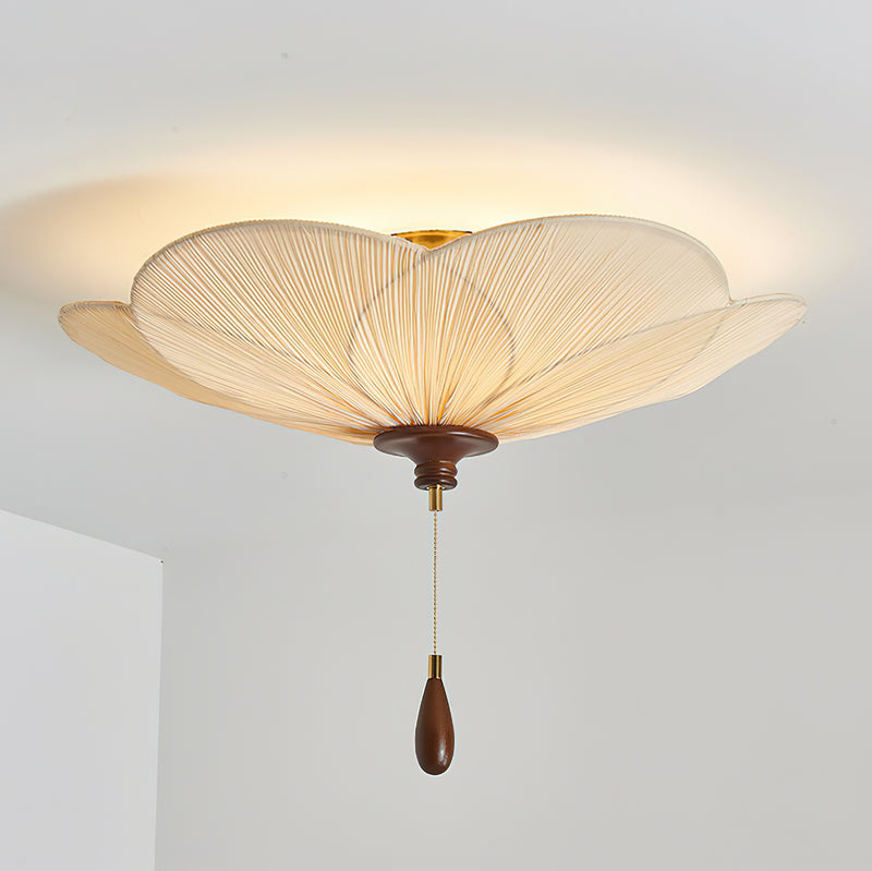 Orlaya Pleated Lotus Ceiling Light