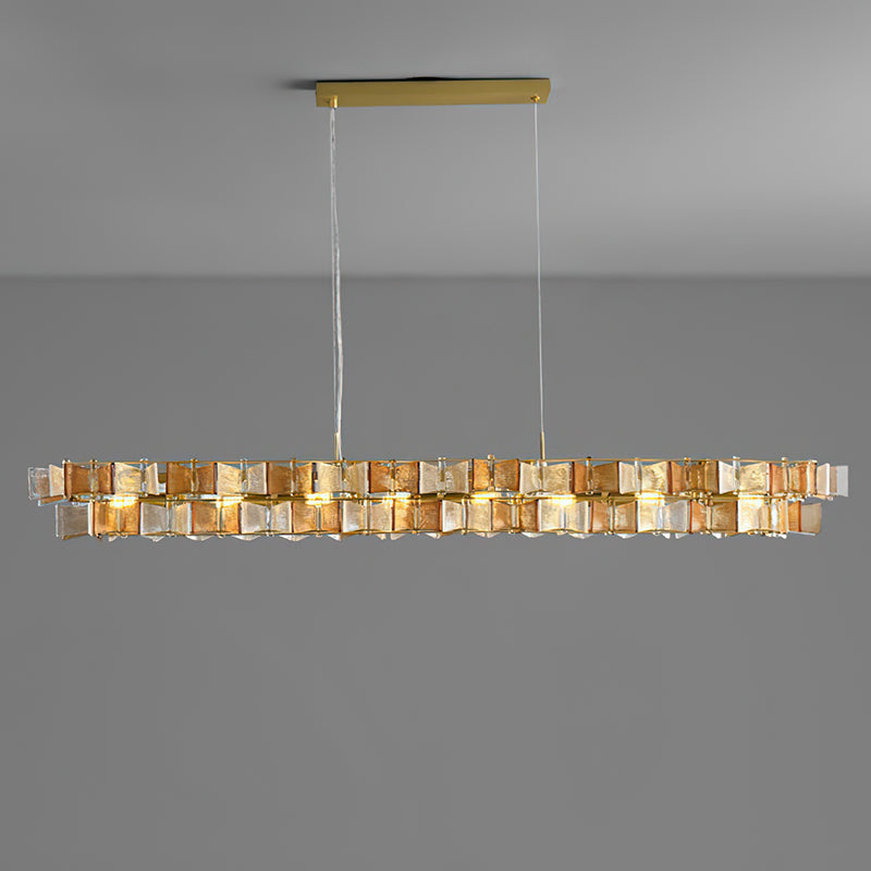 Ezra Organische Glazen Hanglamp