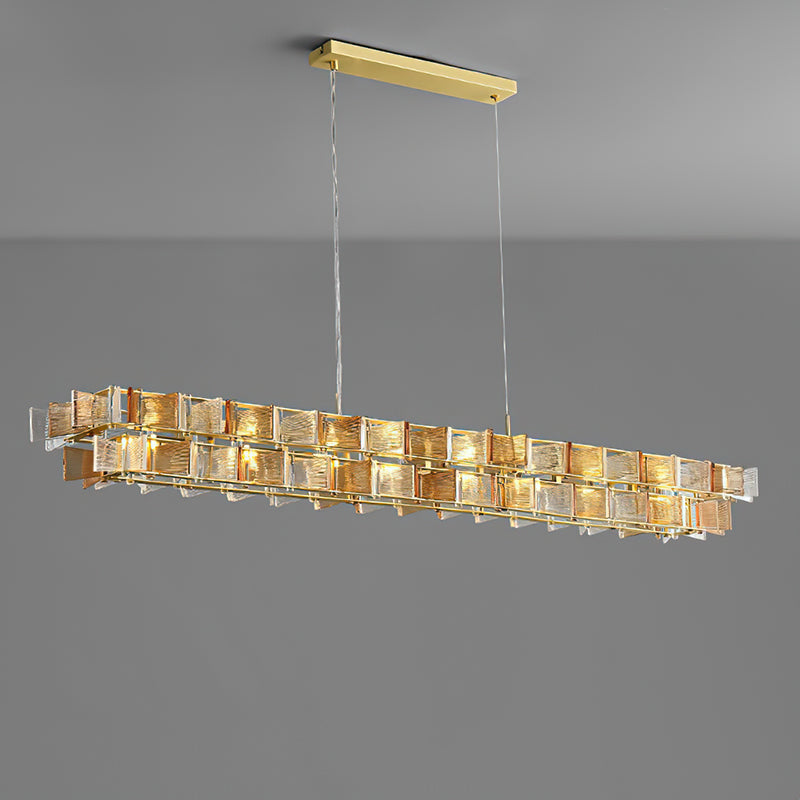 Ezra Organische Glazen Hanglamp