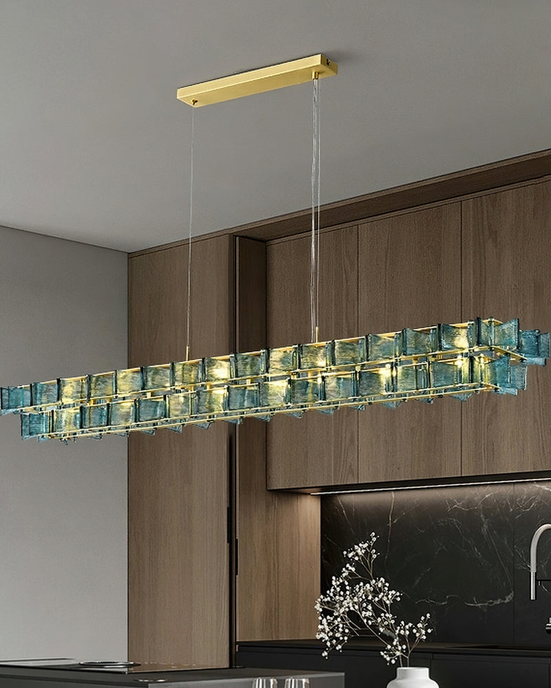 Ezra Organische Glazen Hanglamp