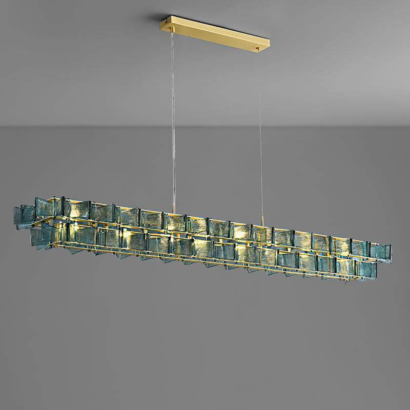 Ezra Organische Glazen Hanglamp