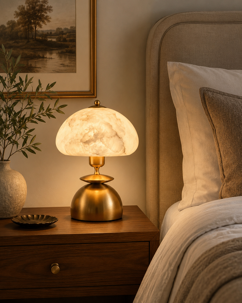 Orynthia Alabaster Table Lamp