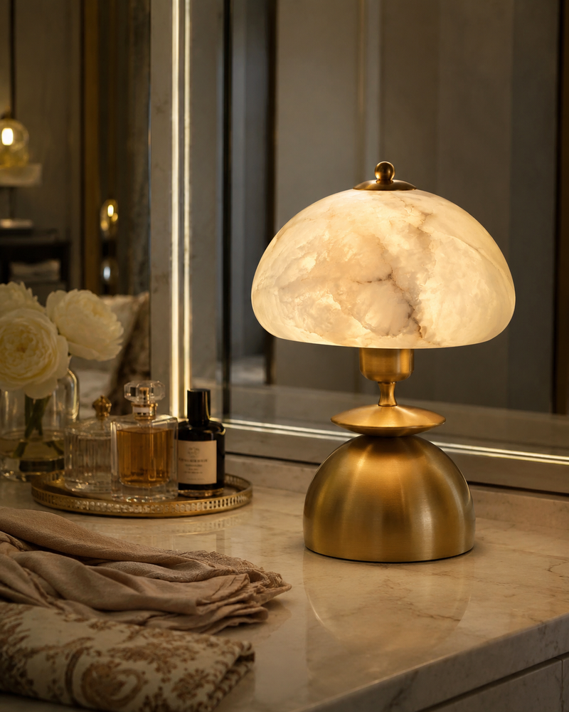 Orynthia Alabaster Table Lamp