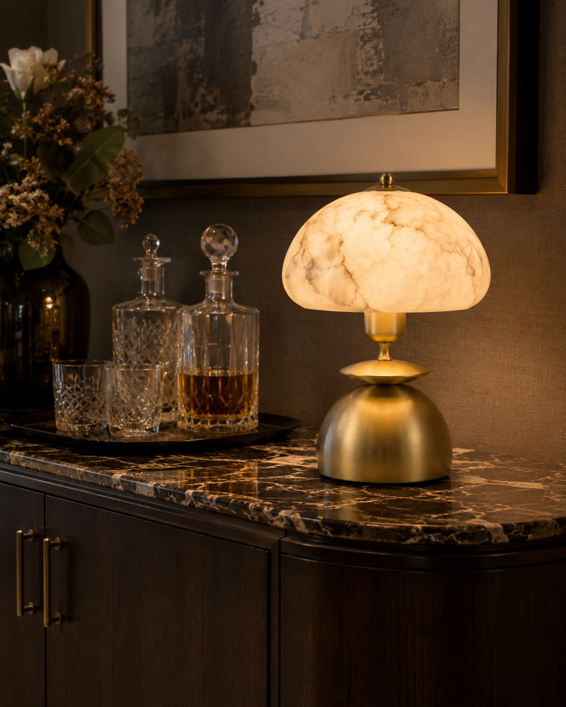 Orynthia Alabaster Table Lamp