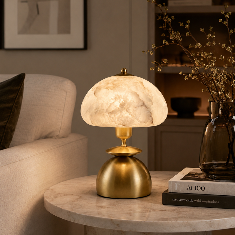 Orynthia Alabaster Table Lamp