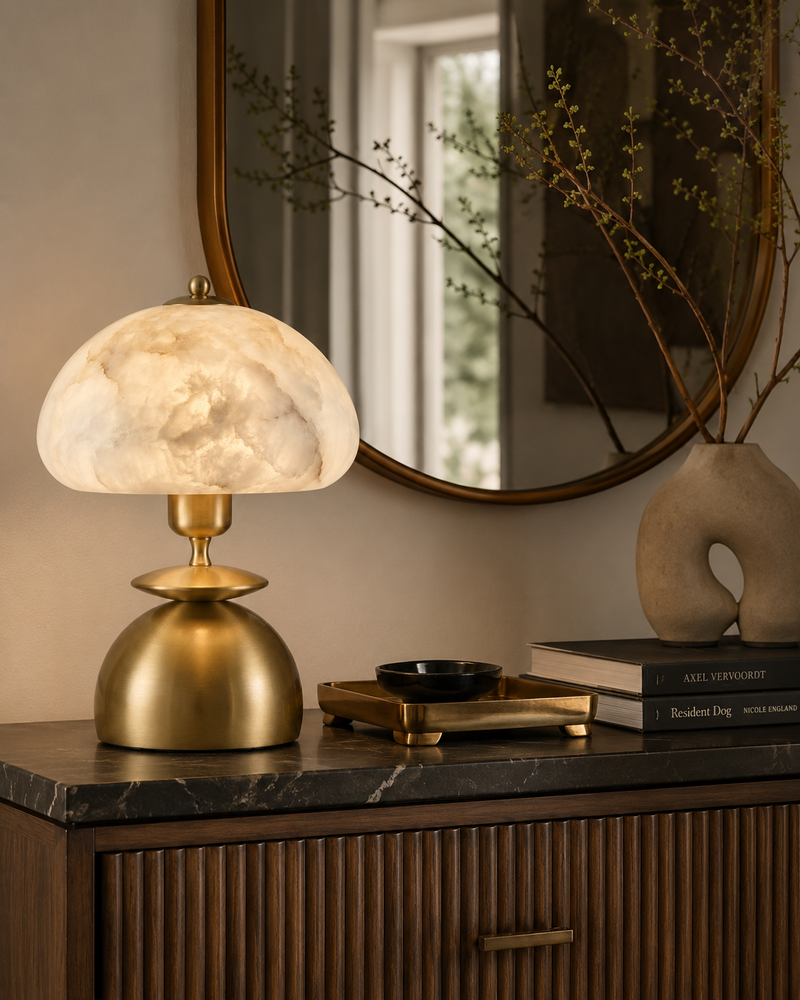 Orynthia Alabaster Table Lamp