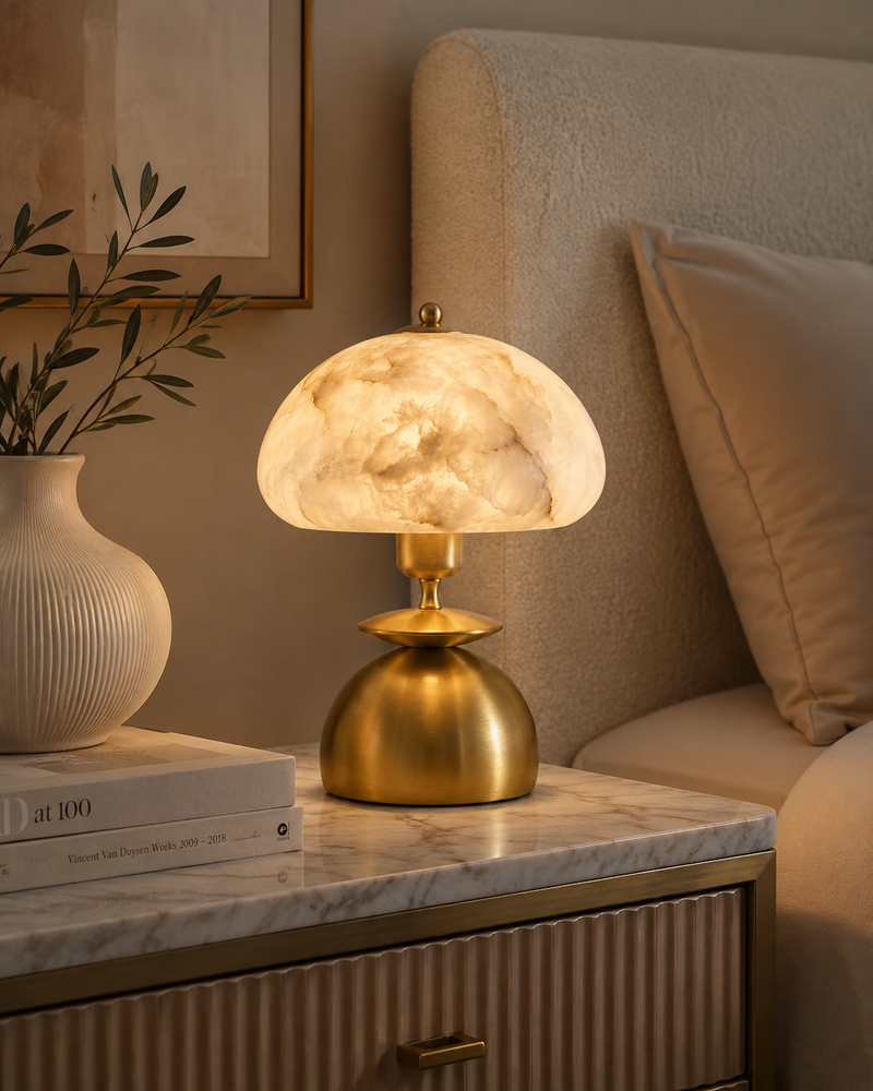 Orynthia Alabaster Table Lamp