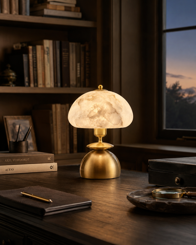 Orynthia Alabaster Table Lamp