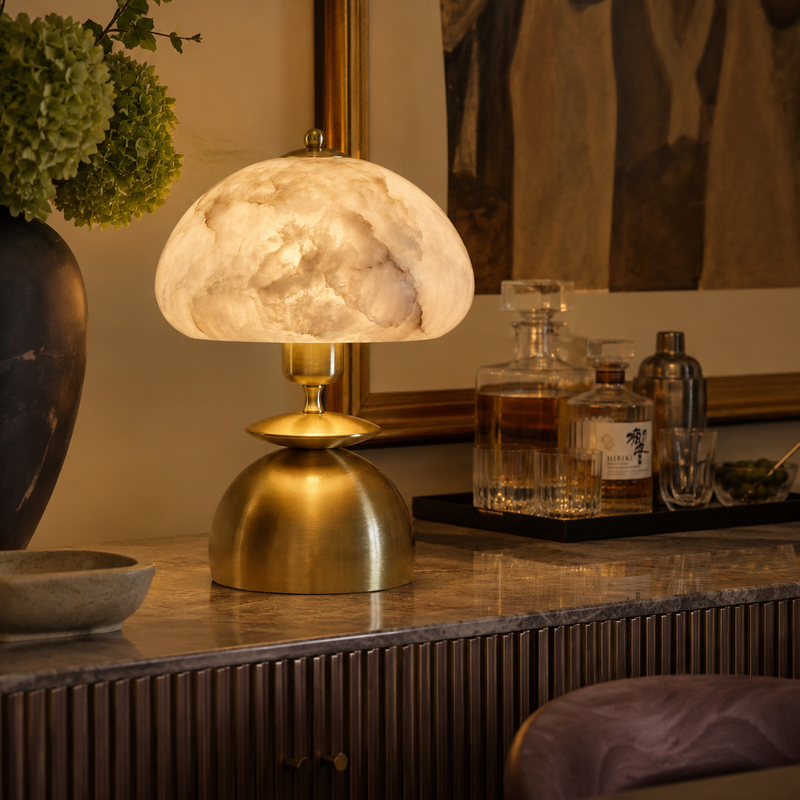 Orynthia Alabaster Table Lamp