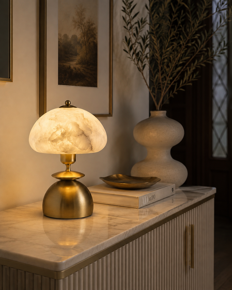 Orynthia Alabaster Table Lamp