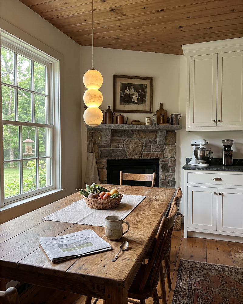 Pearl Alabaster Pendant Lamp