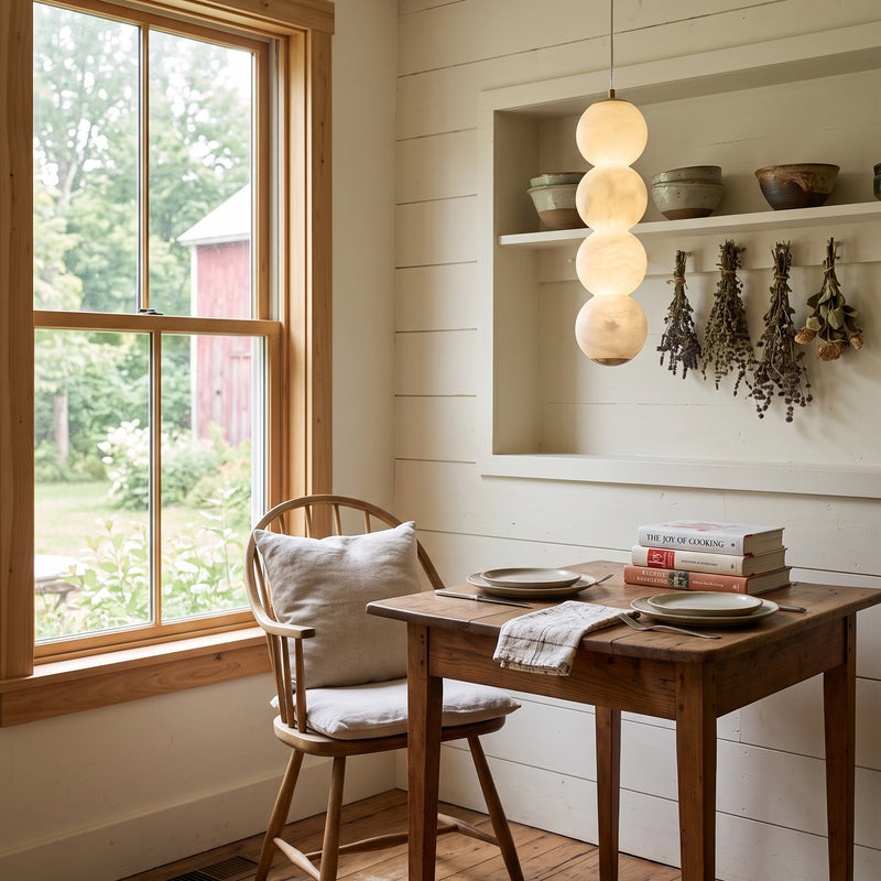 Pearl Alabaster Pendant Lamp