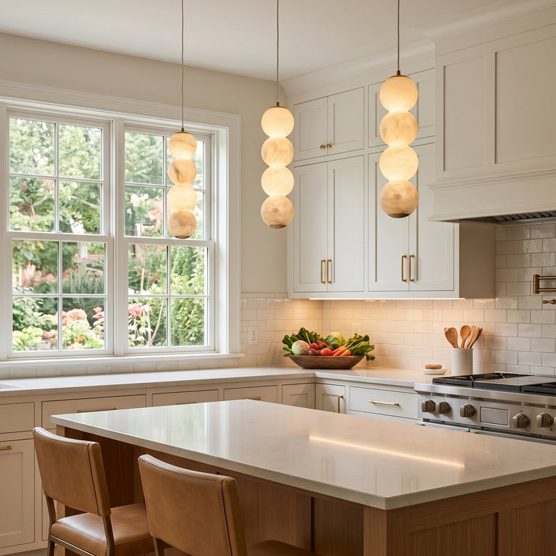 Pearl Alabaster Pendant Lamp