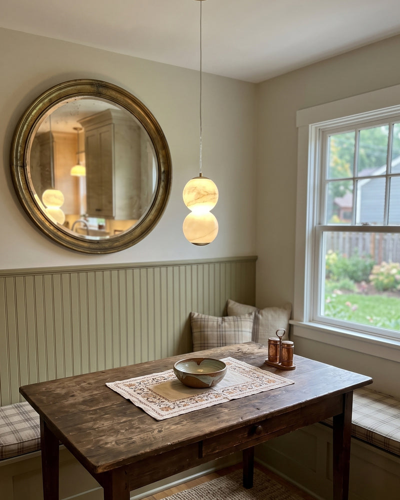 Pearl Alabaster Pendant Lamp