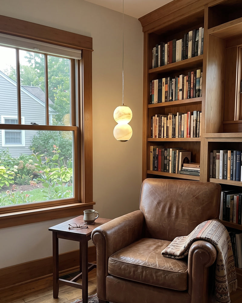 Pearl Alabaster Pendant Lamp