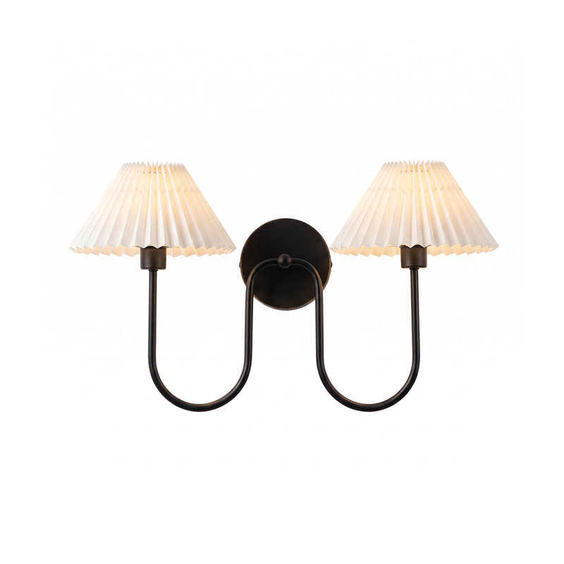 Pembroke Pleated Fabric Wall Sconce