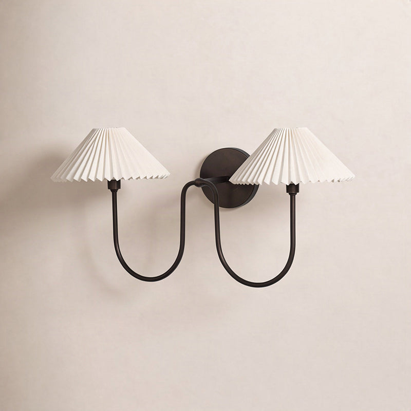 Pembroke Pleated Fabric Wall Sconce