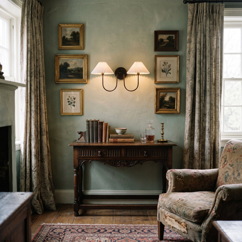 Pembroke Pleated Fabric Wall Sconce