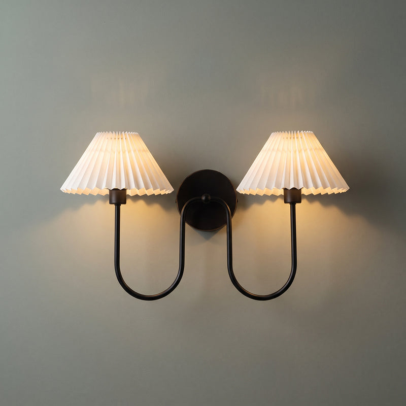 Pembroke Pleated Fabric Wall Sconce