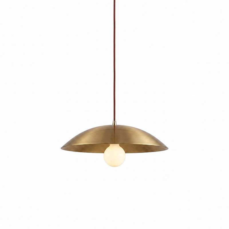 Penelope Brass Dome Pendant Lamp