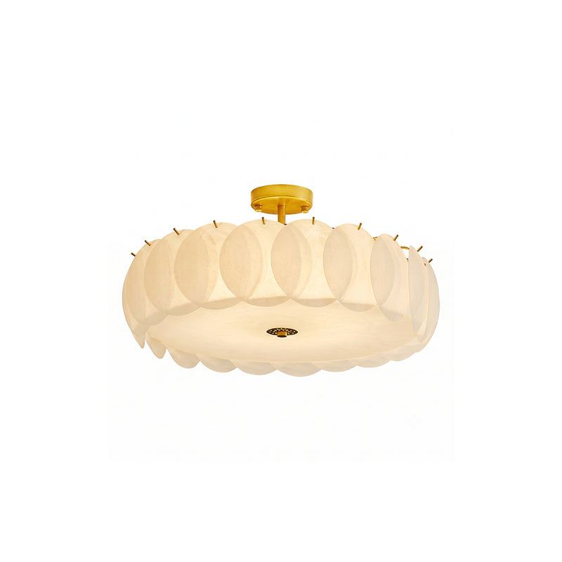 Penelope Glass Semi-Flush Mount Ceiling Light