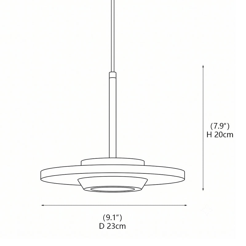 Suspension Aria Disc 25 cm