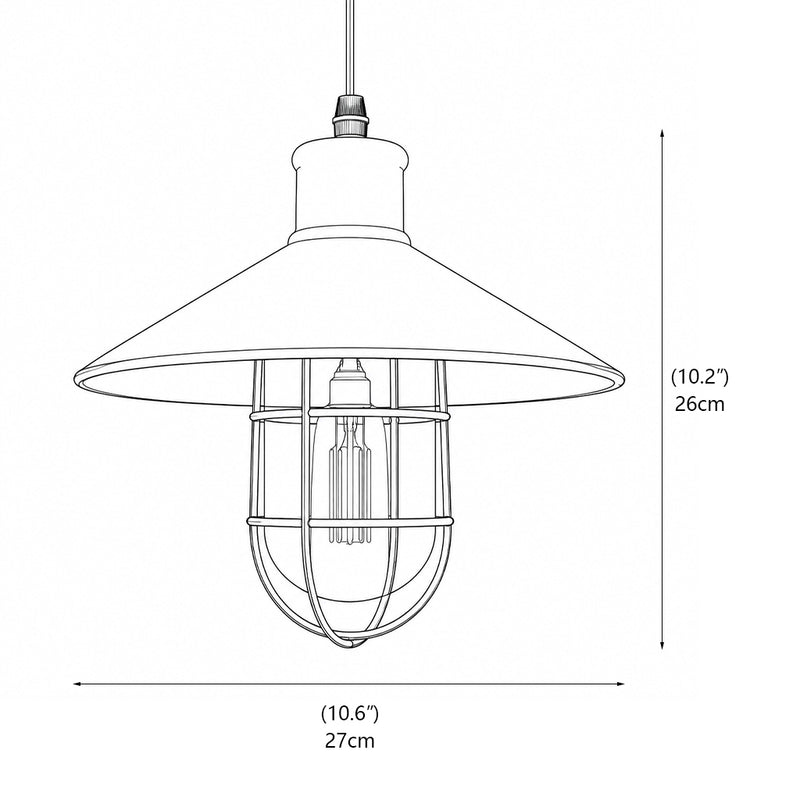 Prescott Caged  Pendant
