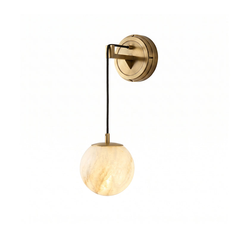Prescott Cantilever Alabaster Wall Sconce