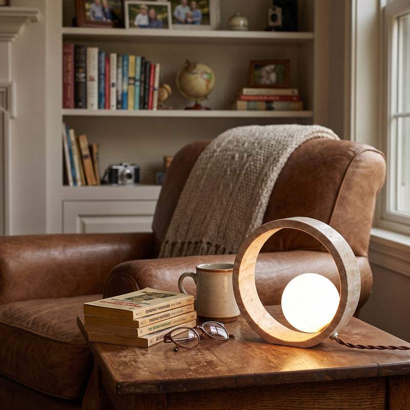 Q Circle Table Lamp 9.8"