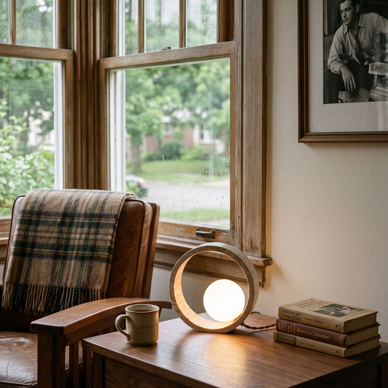 Q Circle Table Lamp 9.8"