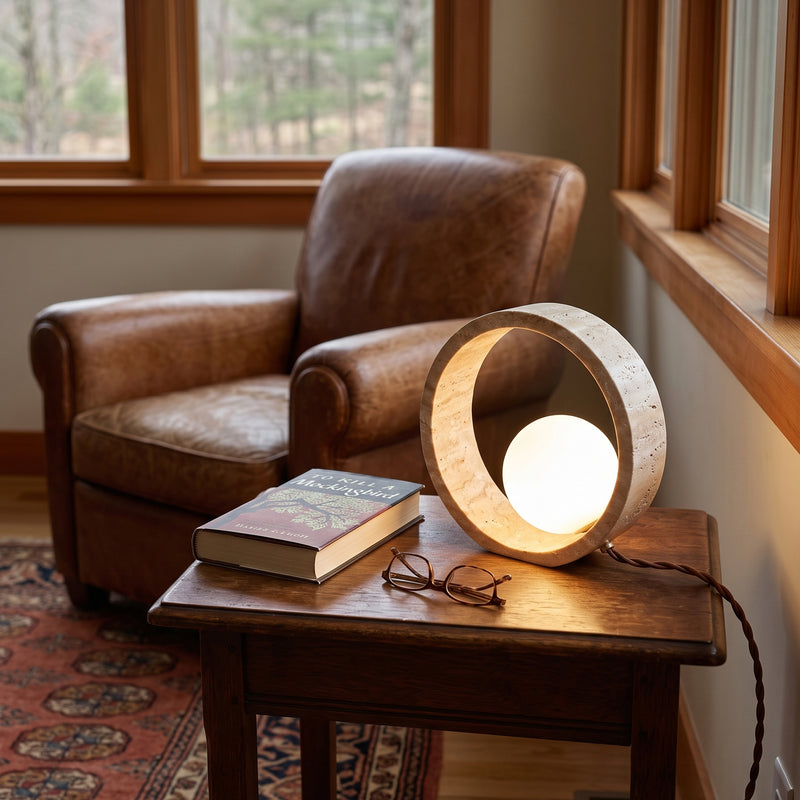 Q Circle Table Lamp 9.8"