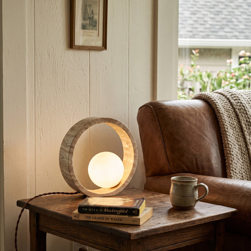Q Circle Table Lamp 9.8"