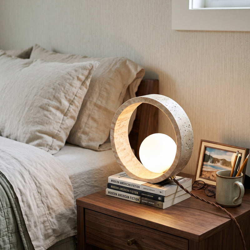 Q Circle Table Lamp 9.8"