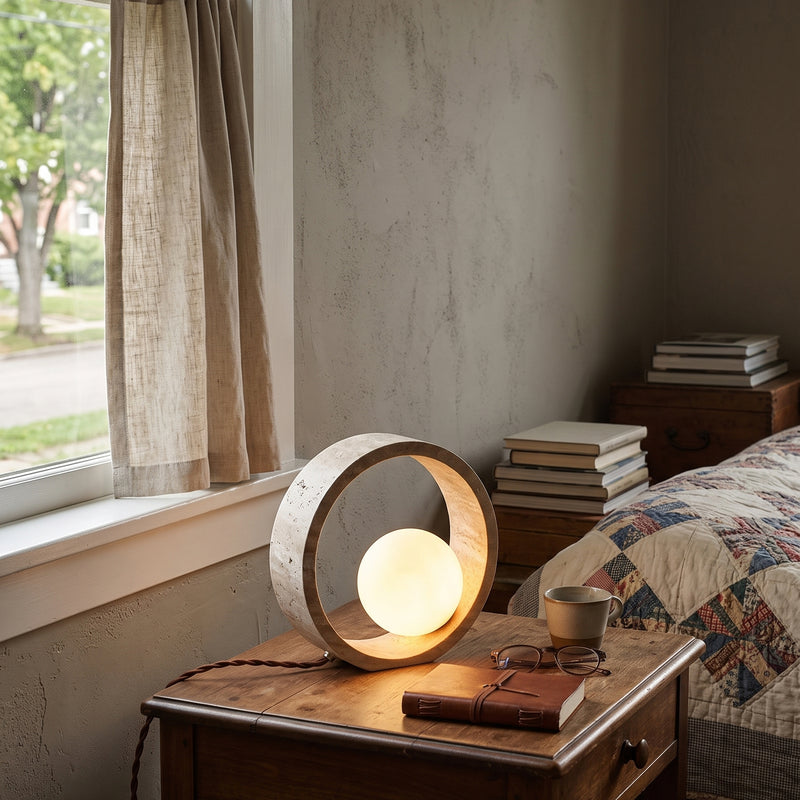 Q Circle Table Lamp 9.8"