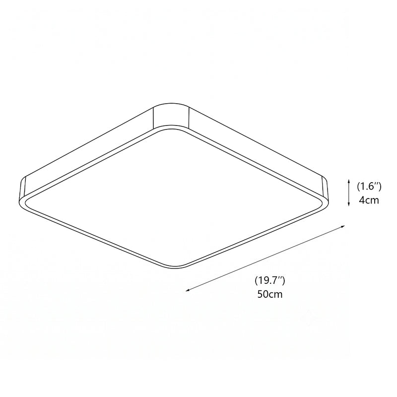 Quinn Square Flush Mount