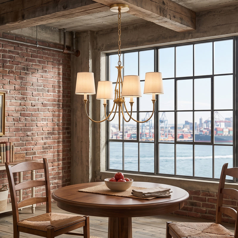 Remington Brass Chandelier