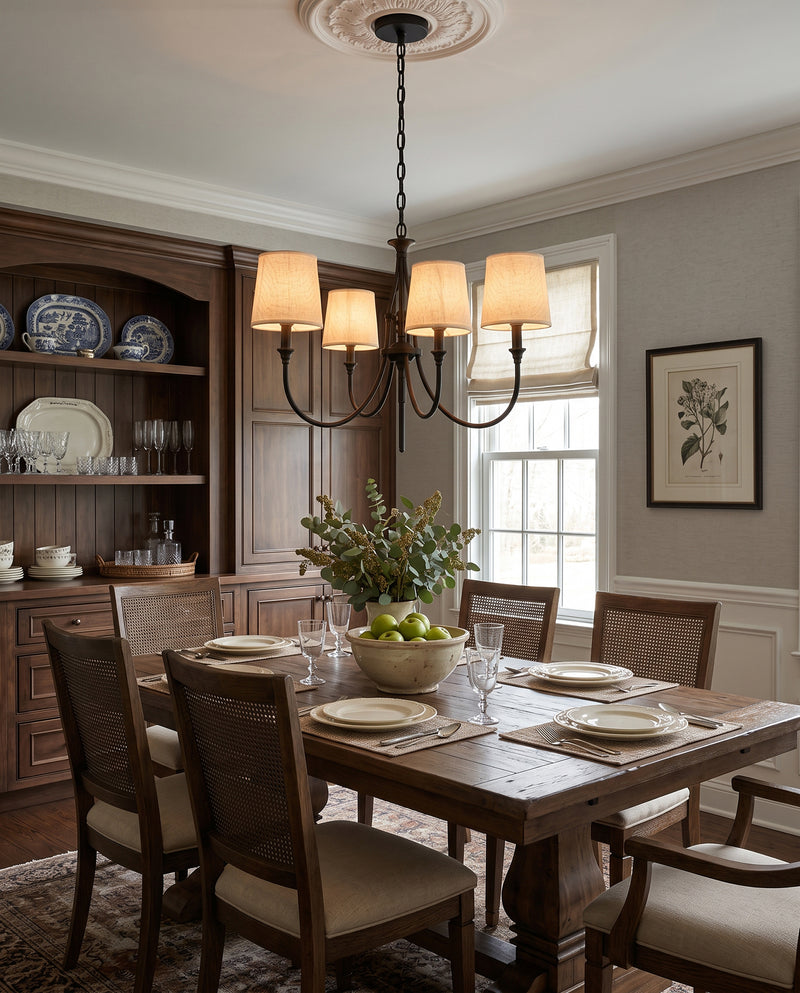 Remington Brass Chandelier