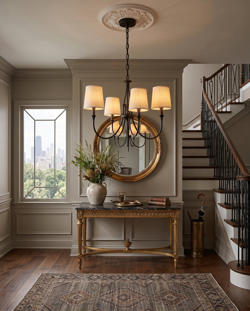 Remington Brass Chandelier