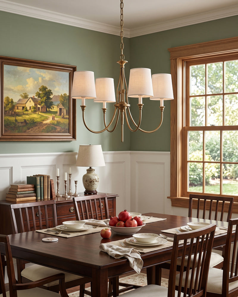 Remington Brass Chandelier
