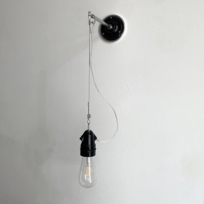 Remy Ceramic Pulley Wall Sconce